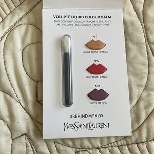 Yves Saint Laurent lip trials